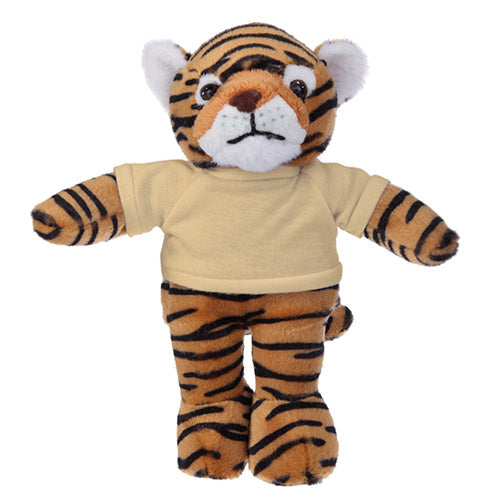 Soft Plush Tiger with Tee 12inch