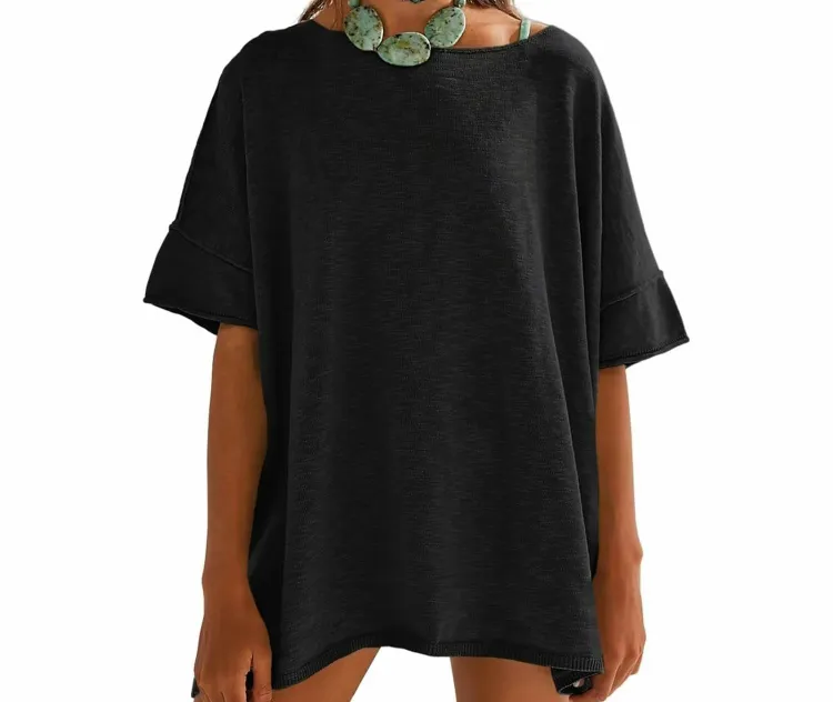 💖 Women's Oversized Summer Tee – Effortlessly Chic, Comfortably Cool 💖