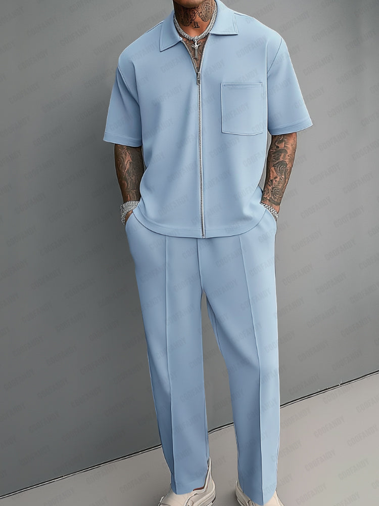 Minimalist Relaxed Fit Casual Set