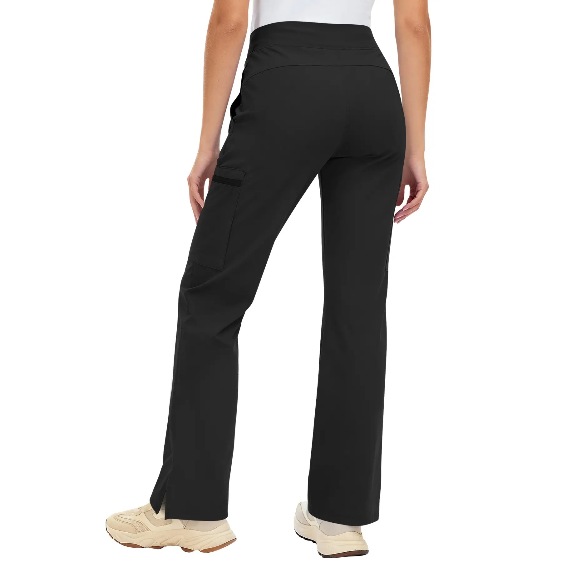 👖 Women’s High-Rise Stretch Scrub Pants – 5 Pocket Medical Work Pants