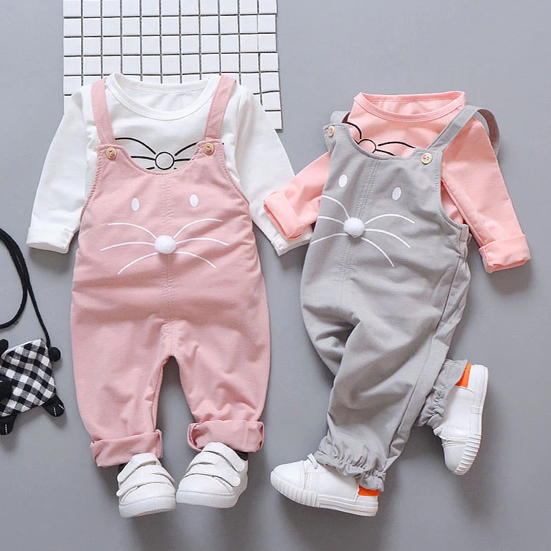 Casual Newborn Baby Girls Clothes Sets