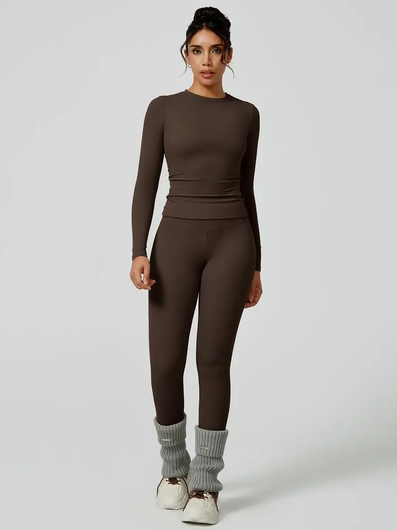 Women's Patchwork Yoga Sets, High Elastic Slim-Fit