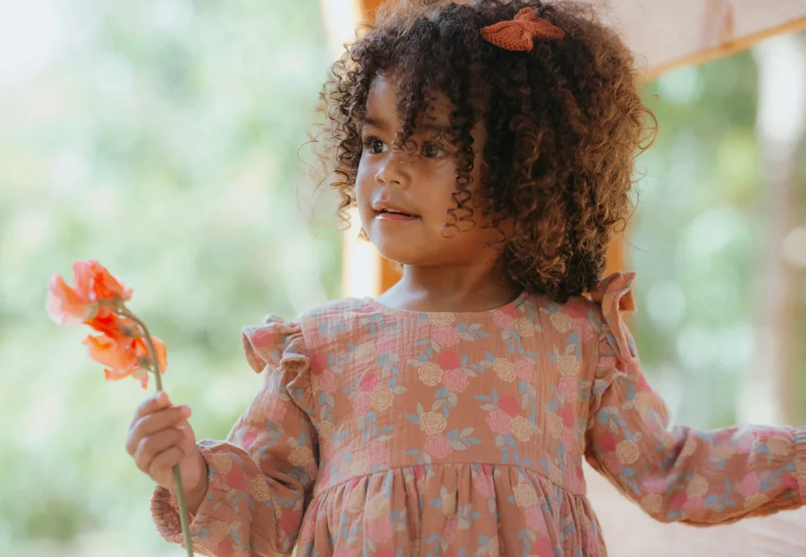 Leilah Dress - Caramel Roses