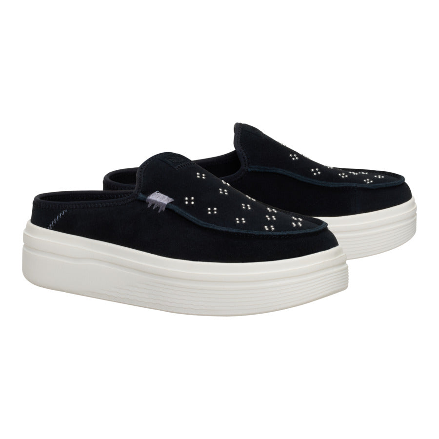 Austin Lift Suede Stud - Black
