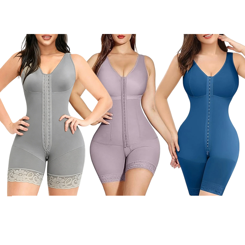 Women's High-Compression Tummy Control & Butt Lifter Full Body Shaper with Hook Closure