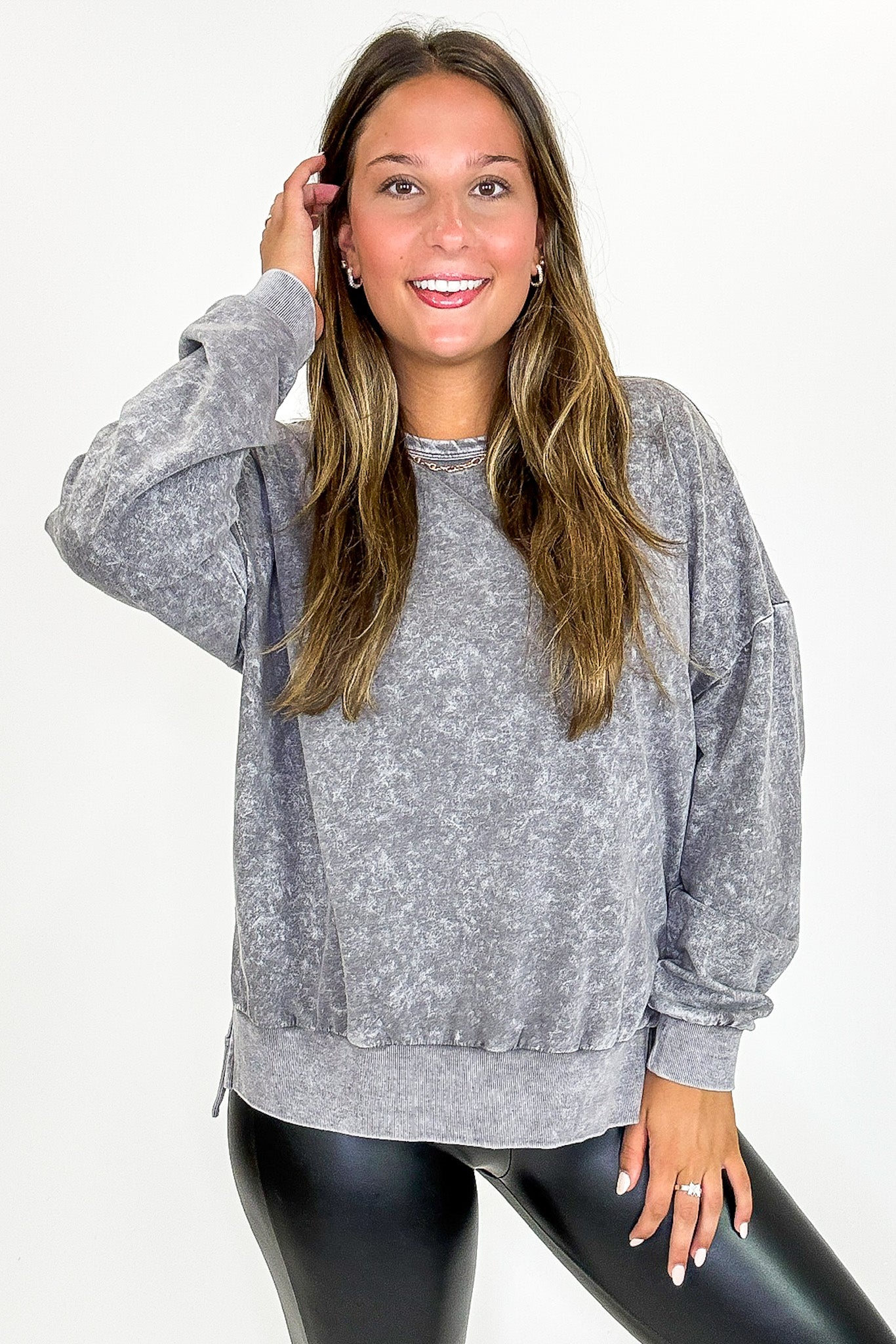 Vintage Mineral Wash Pullover