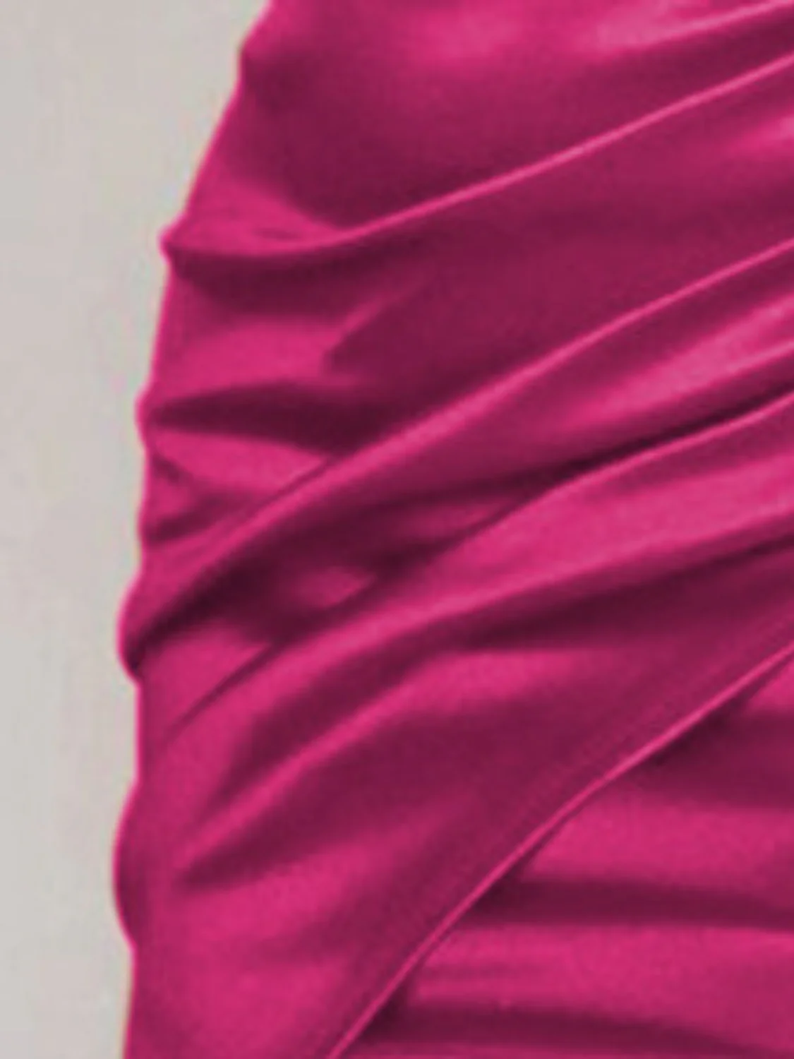 Ruched Spaghetti strap Wrap Dress - Multiple Colors