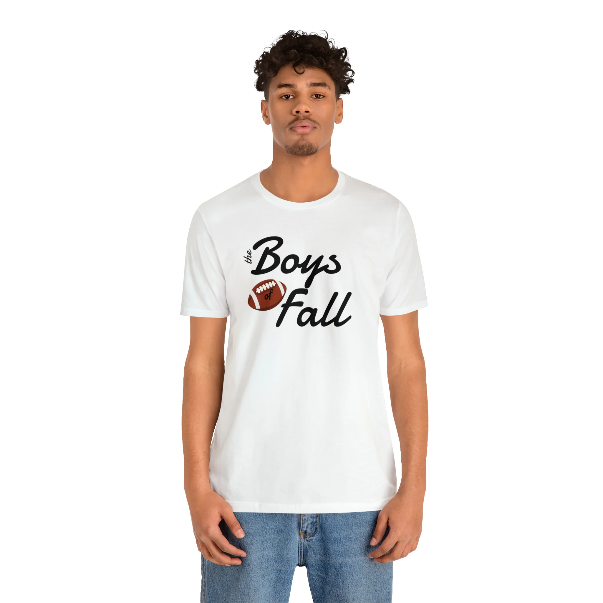 Boys of Fall Football Patch Unisex Softstyle T-Shirt