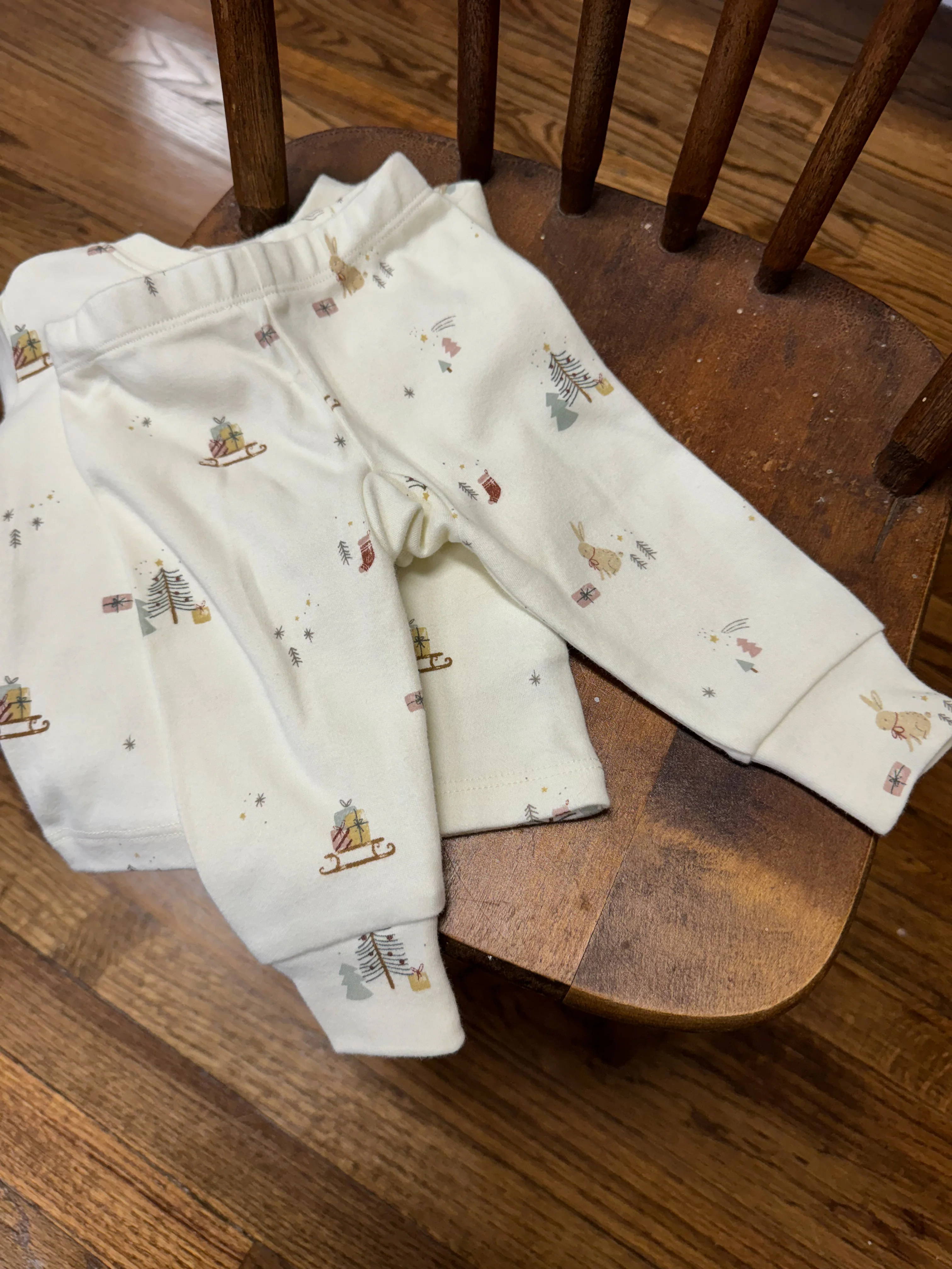 Organic Long John Pajamas || Presents