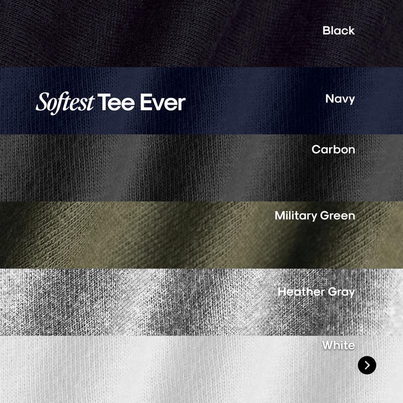 👔 5 Color Men’s Classic Crew Neck Short Sleeve T-Shirt — Everyday Comfort