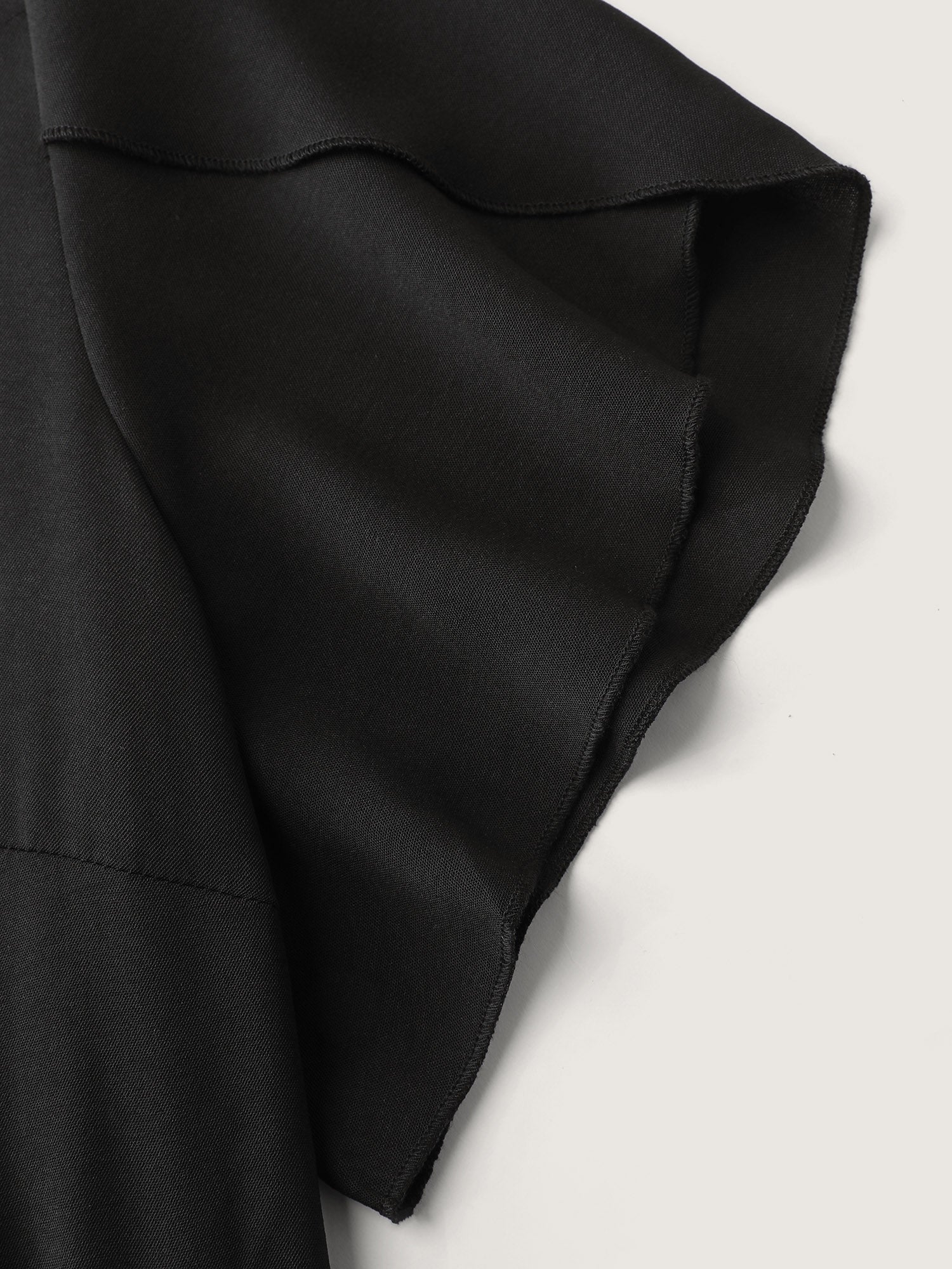 Timeless Waist-Tie Pleated Detail Mini Dress