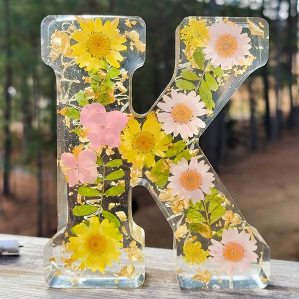 Handmade Floral Night Light From A to Z