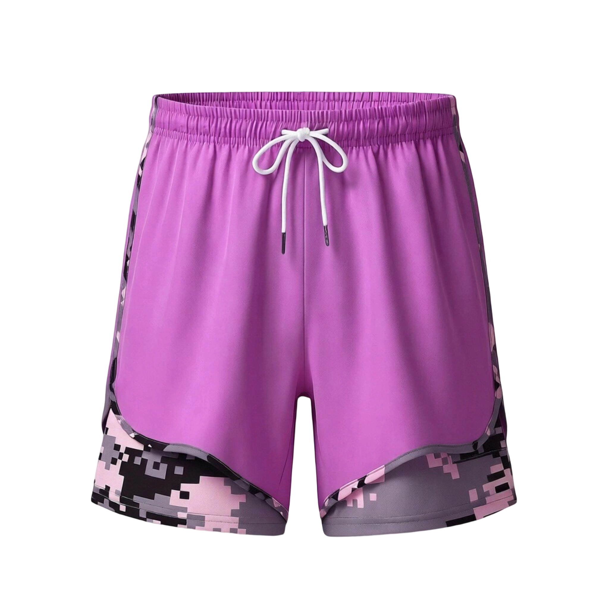 Women’s 8-Pack Anti-Exposure Layered Look Yoga Shorts — Quick-Dry Athletic/Casual Basic Workout Shorts for Running, Fitness, and Tennis