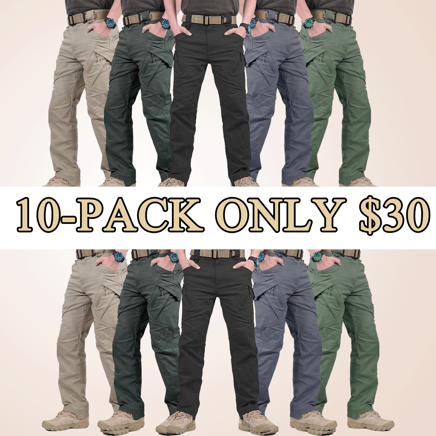 Men’s Lightweight Tactical Work Pants