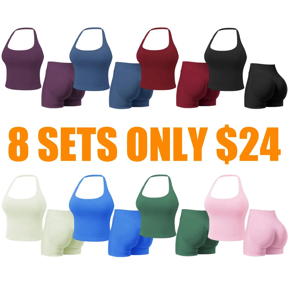 2 Piece Impact Workout Sets for Women