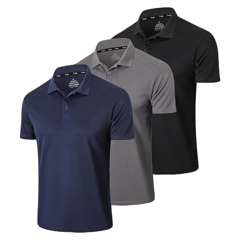 Men's Quick-Dry Polo – Moisture-Wicking, Breathable