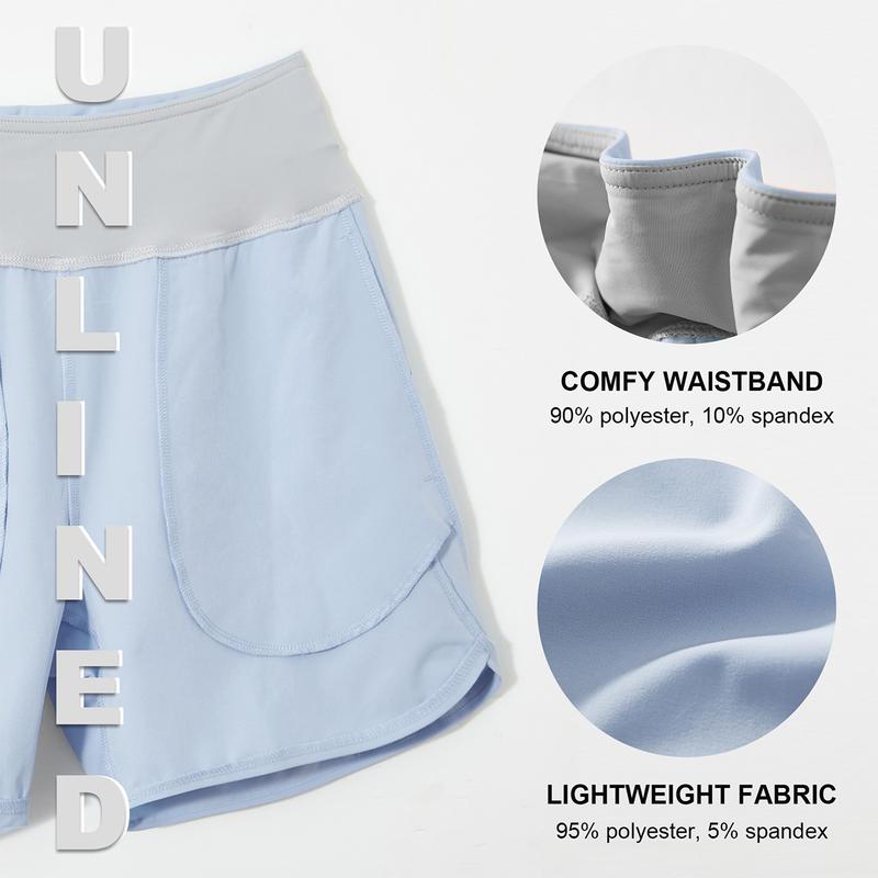 🔥Women’s High-Waist Quick-Dry Athletic Shorts (3