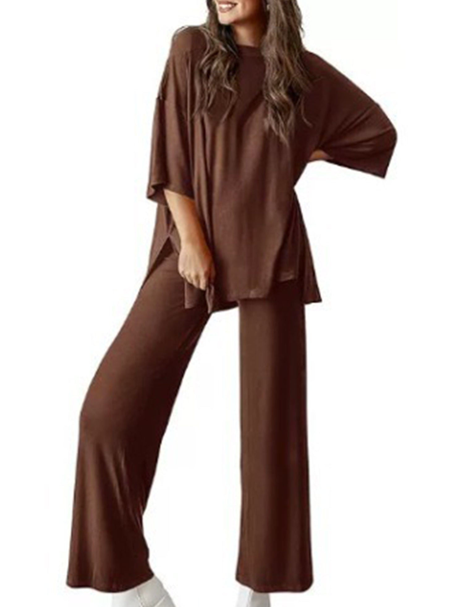 Loose Fit Casual Two Piece Set_CWSTB01013