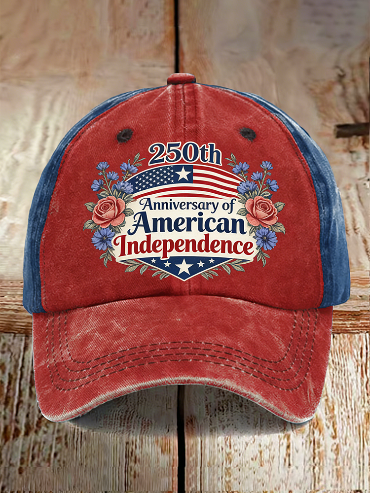 250Th Anniversary Commemorative Printed Baseball Hat