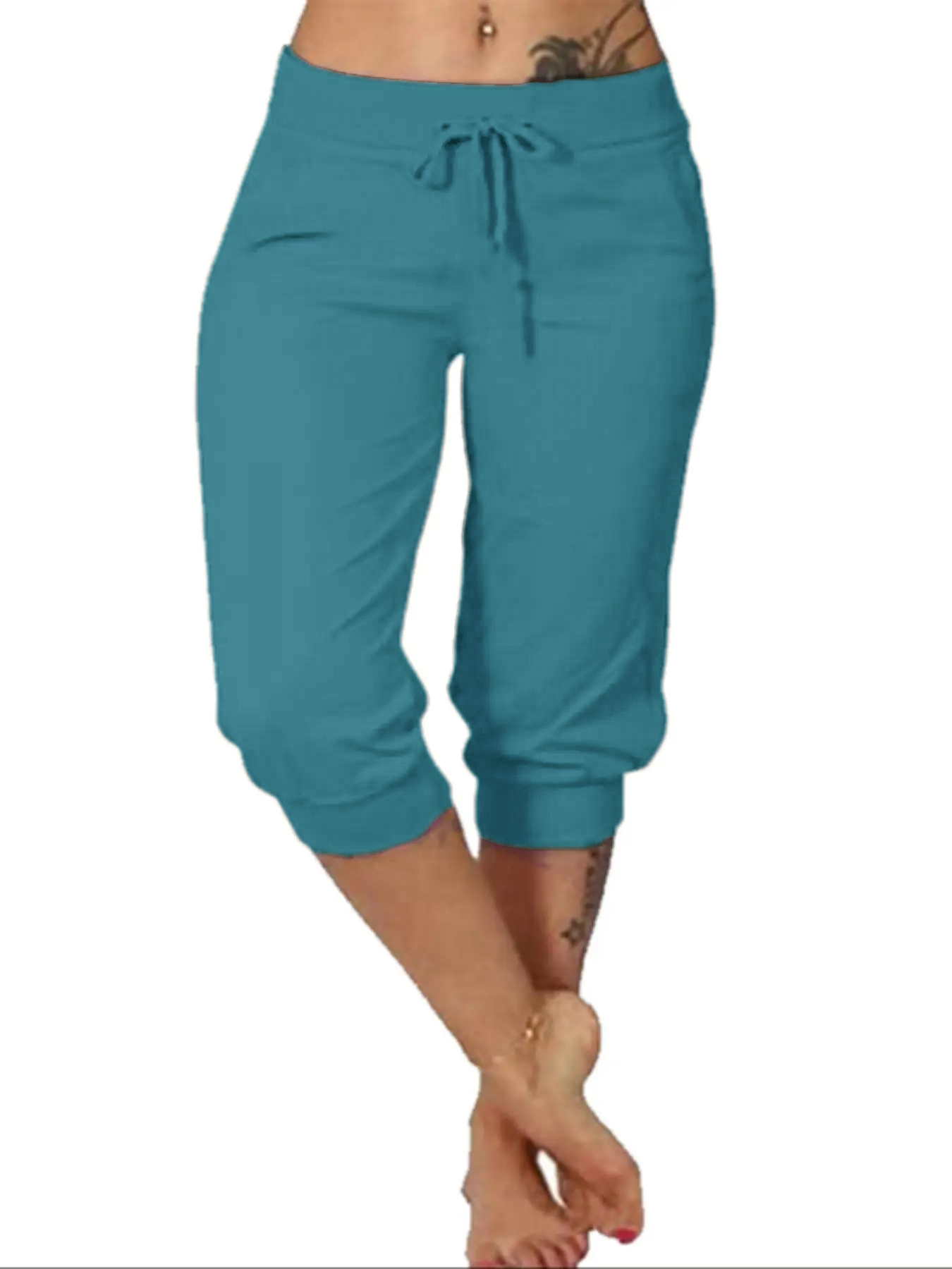 🛍️Everyday Comfort Capri Pants – Lightweight Relaxed Fit for Summer