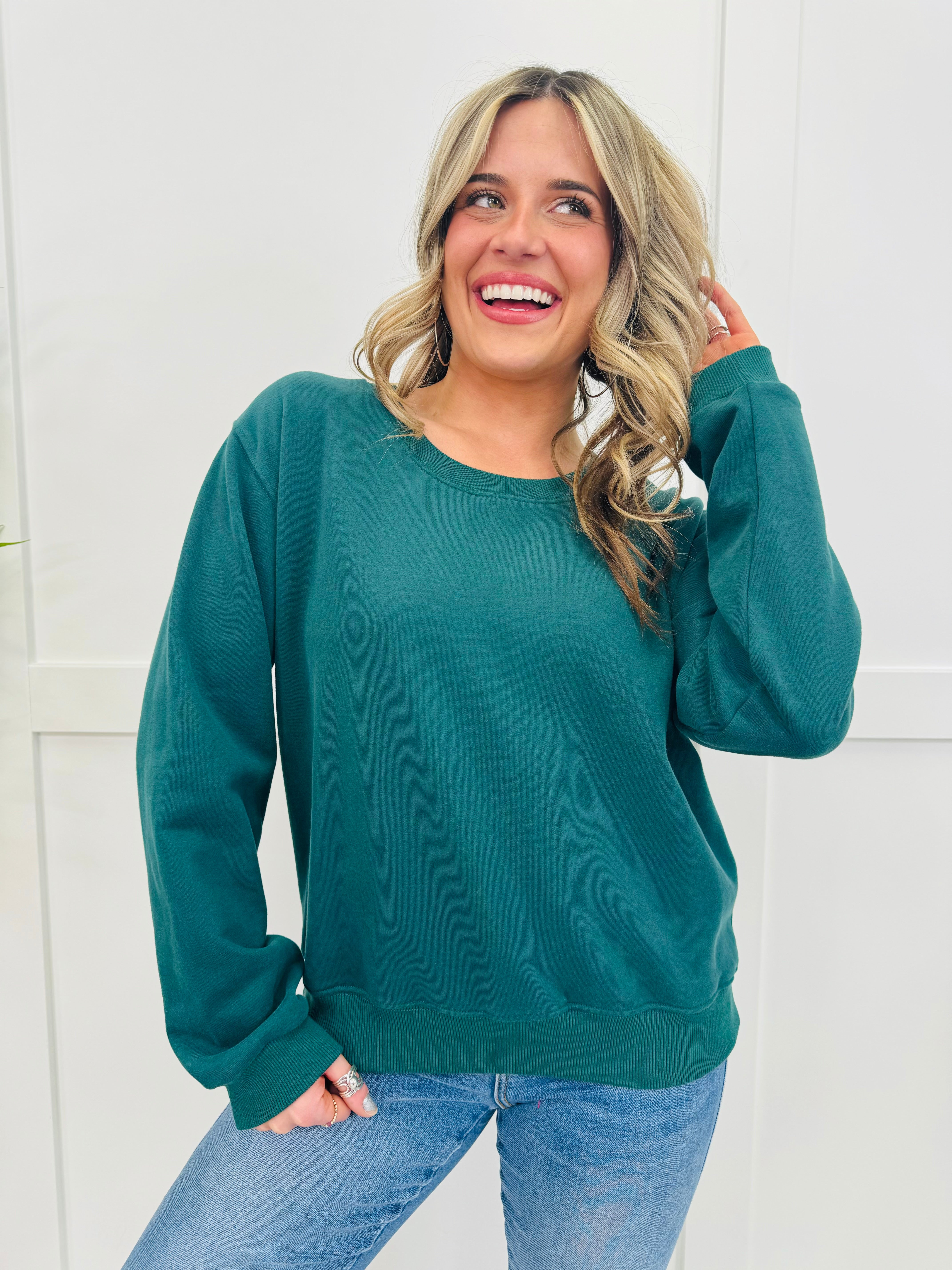REG/CURVY MOCO Exclusive Basic Babe Pullover- Multiple Colors!