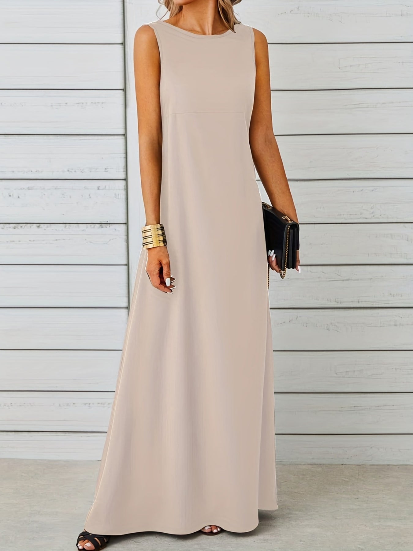 Sleeveless Flowy Maxi Dress