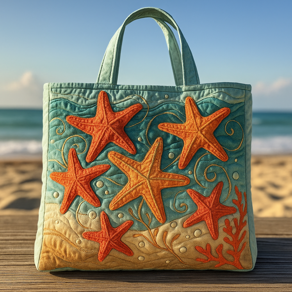 Starfish Dance Tote Bag — Shimmering Rhythm of the Waves