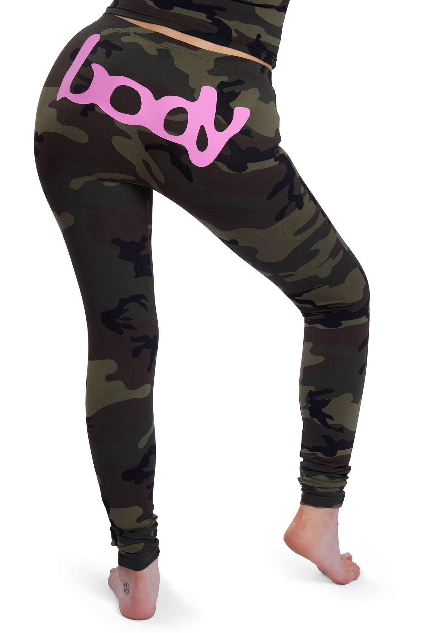 BASICS ULTRA LOW-RISE LEGGINGS 2.0 (CAMO/PINK)