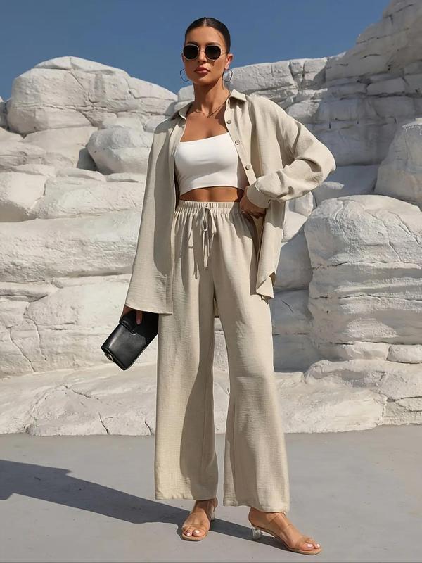Neutral Elegance Co-ord Set – Minimalism & Versatile Style