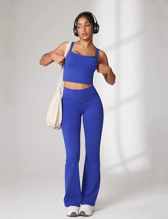 No Front Seam Flare Leggings