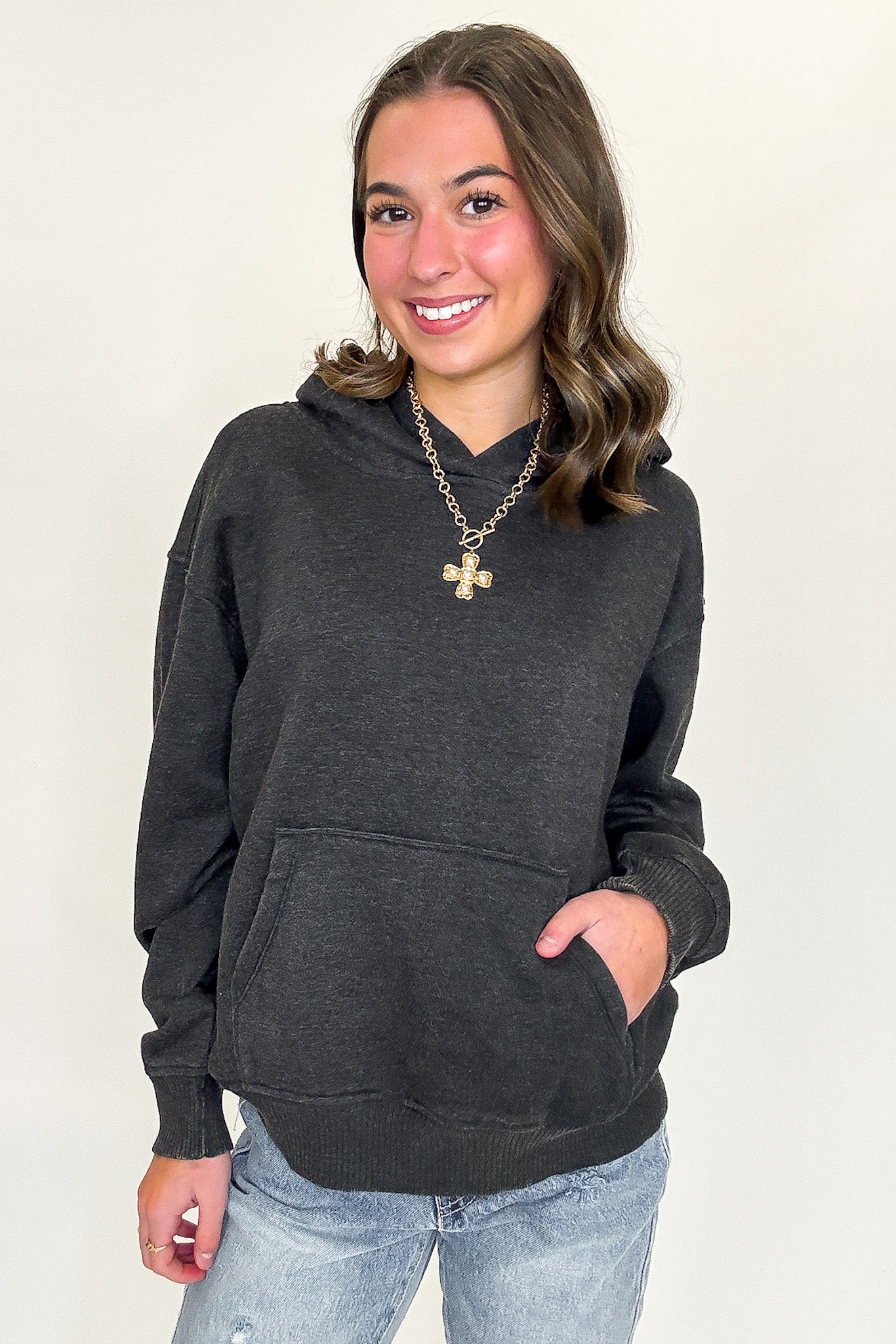 Vintage Wash Hooded Sweatshirt