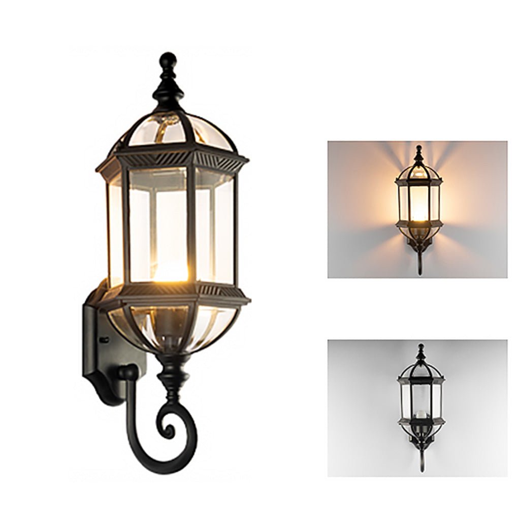 Retro Outdoor Waterproof Wall Lamp Chandelier Landscape Decorative Lighting for Villa Garden