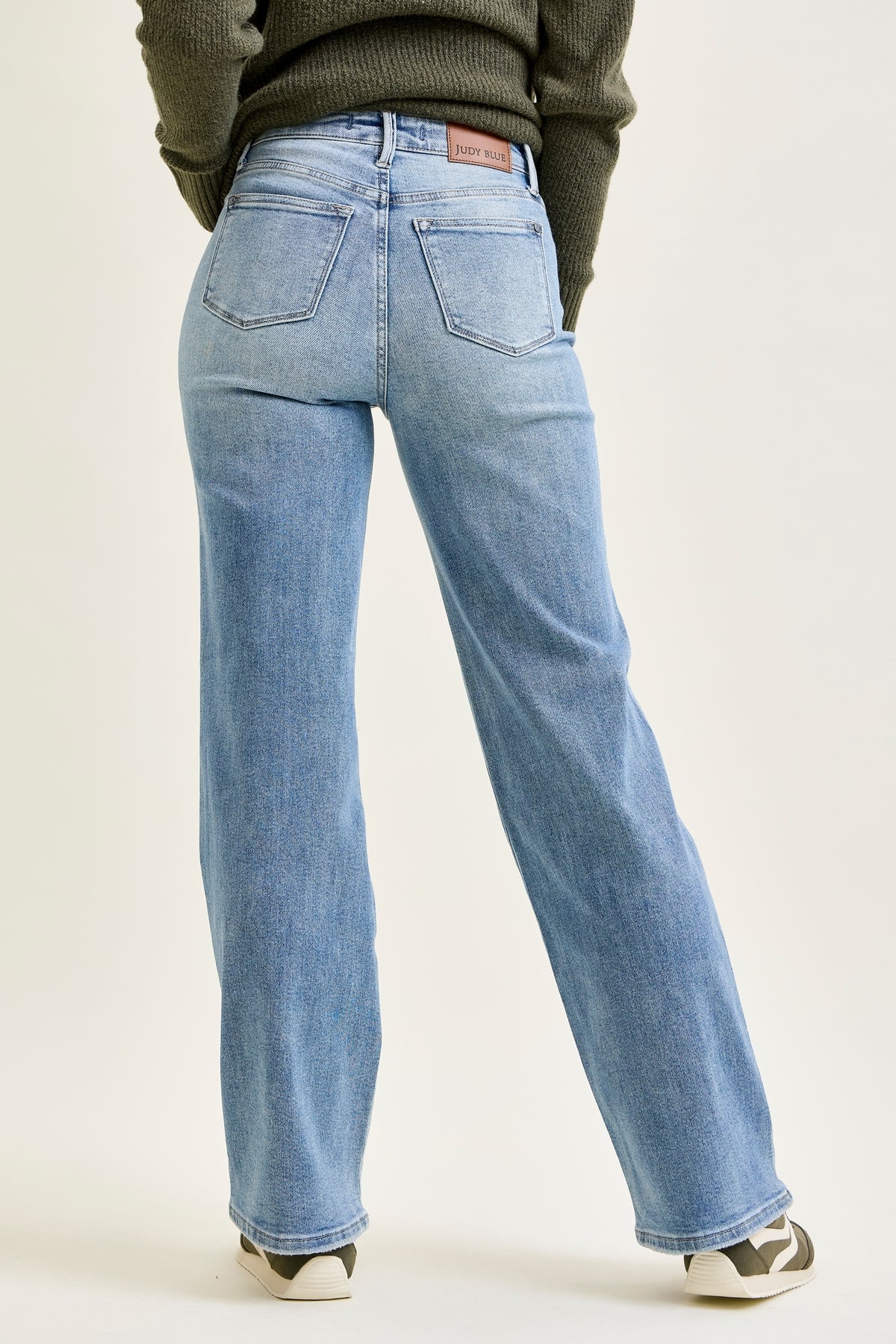 Allison High Rise Front Yoke Retro Wide Leg Jeans