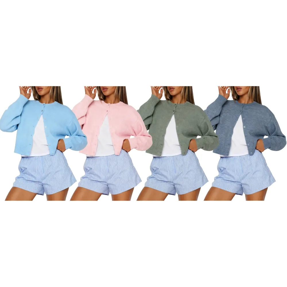 Cropped Cardigan Sweaters for Women