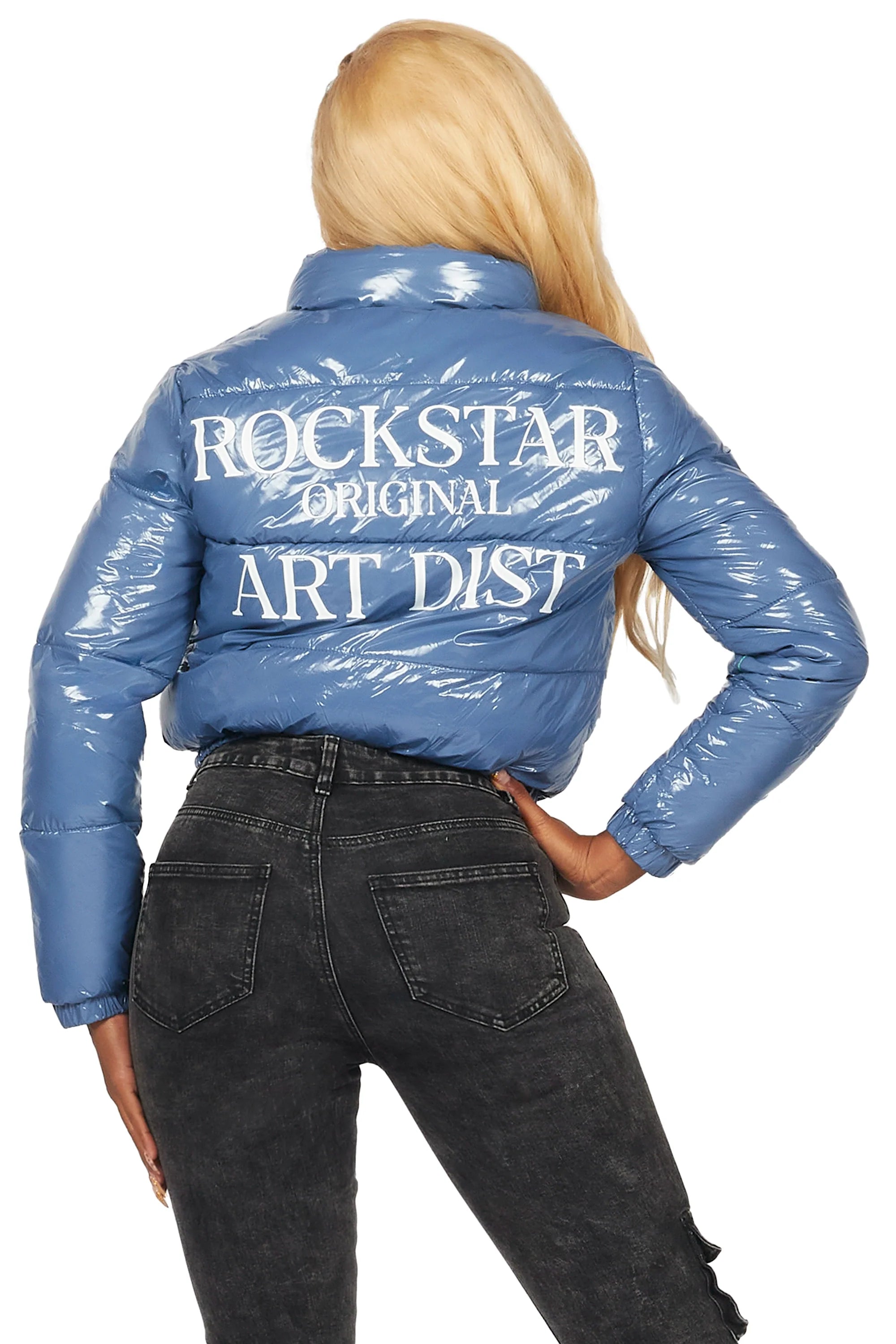 Chakelia Blue Puffer Jacket