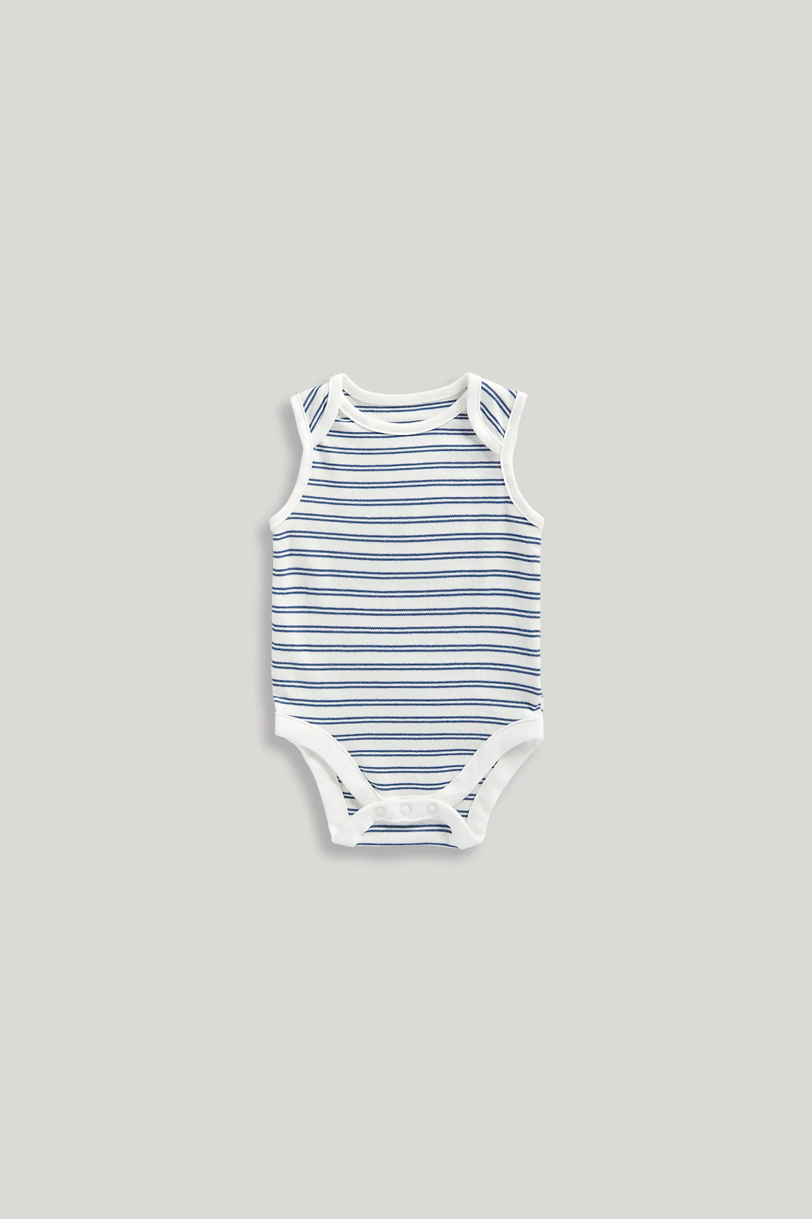 5 Pack Boat and Stripe Sleeveless Bodysuits