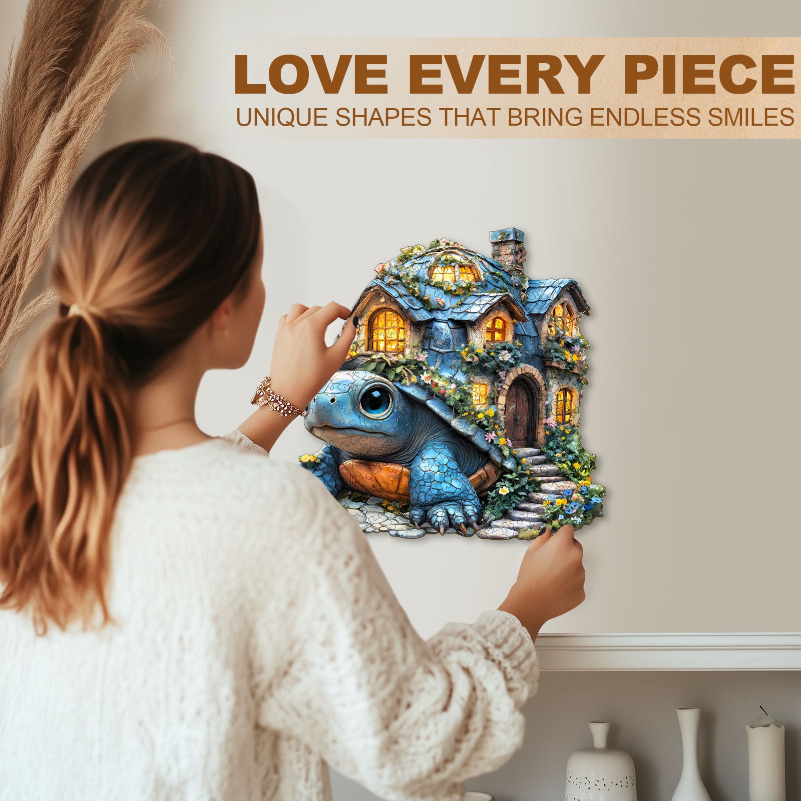 Turtle House Wooden Jigsaw Puzzle