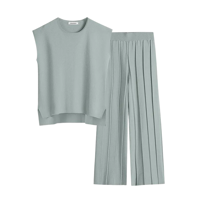 Women’s Crewneck & Wide Leg Lounge Set