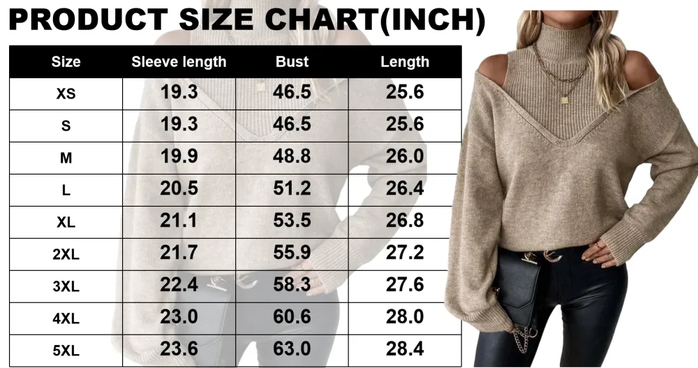 Women's Plain Cut Out High Neck Sweater