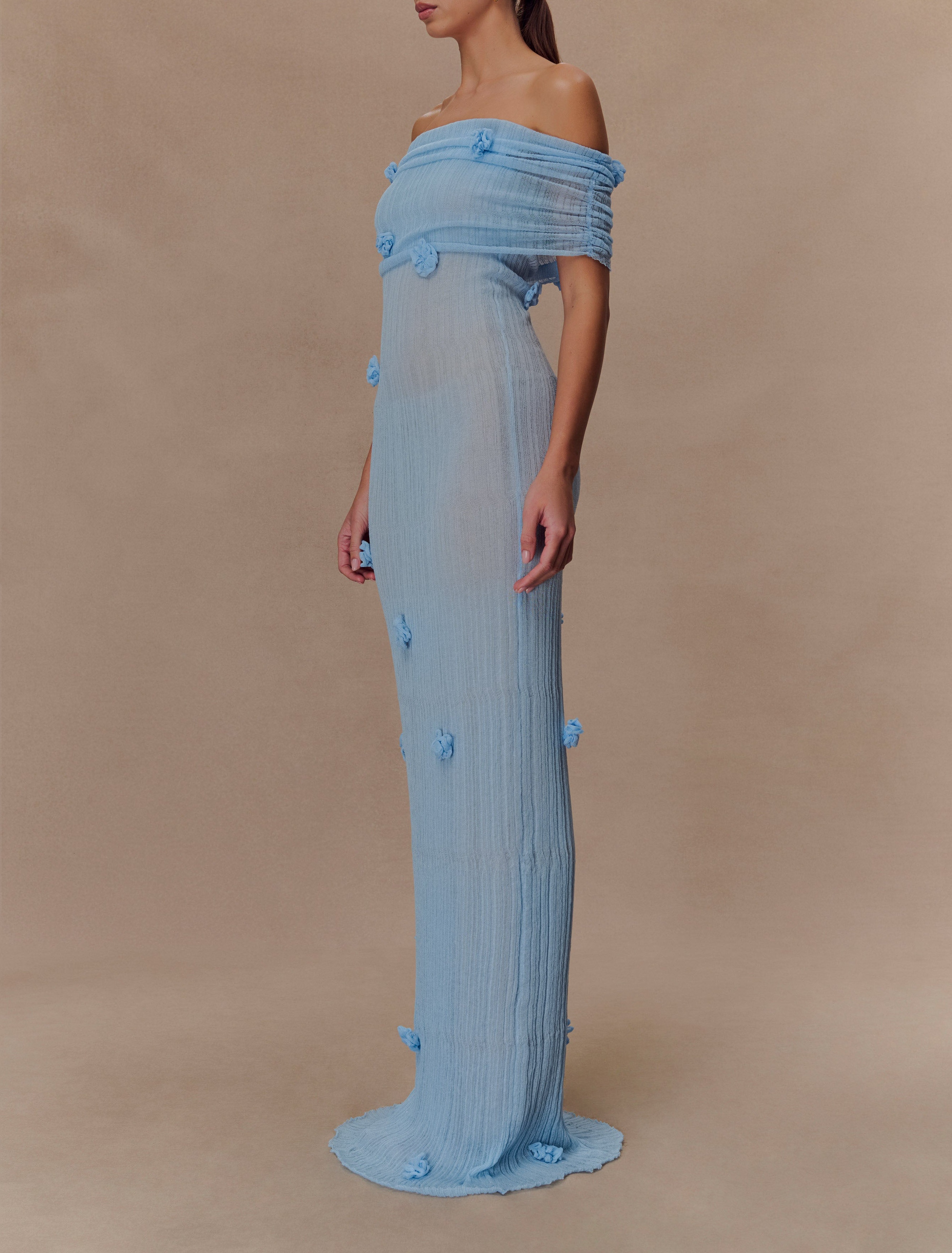 Blue Orchid Knit Maxi Dress