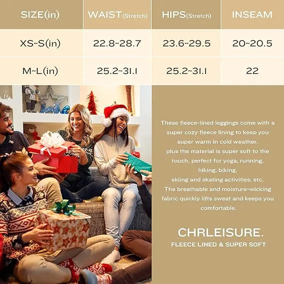 2.6$ Each Women's Fleece Lined Tights - Fake Sheer Warm Pantyhose Thick Winter Leggings