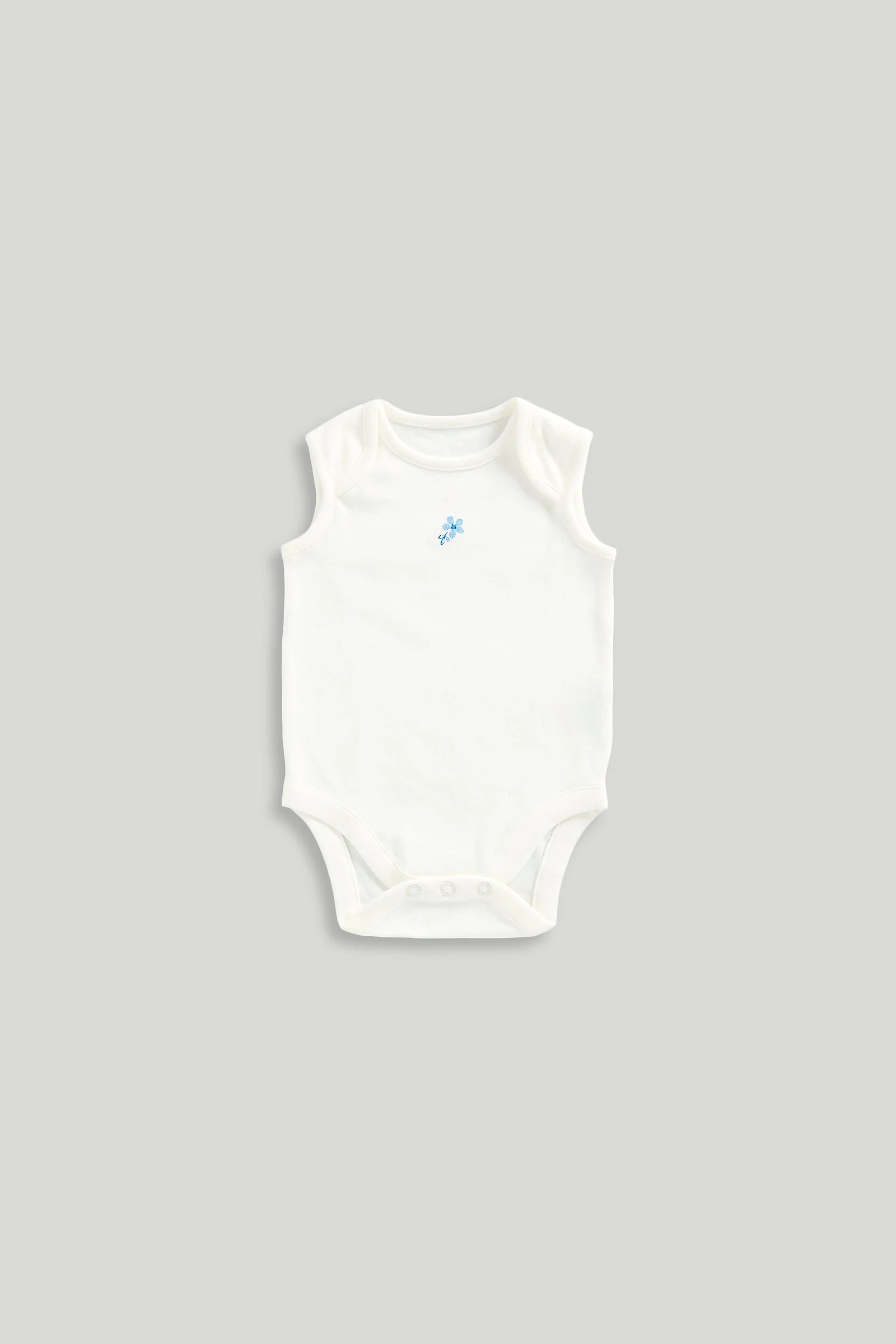 Ditsy Sleeveless Bodysuits - 5 Pack