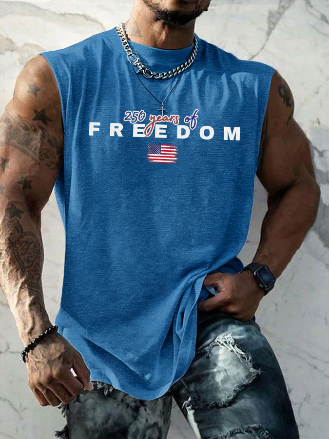 Men'S Sleeveless Casual Cotton And Linen T-Shirt