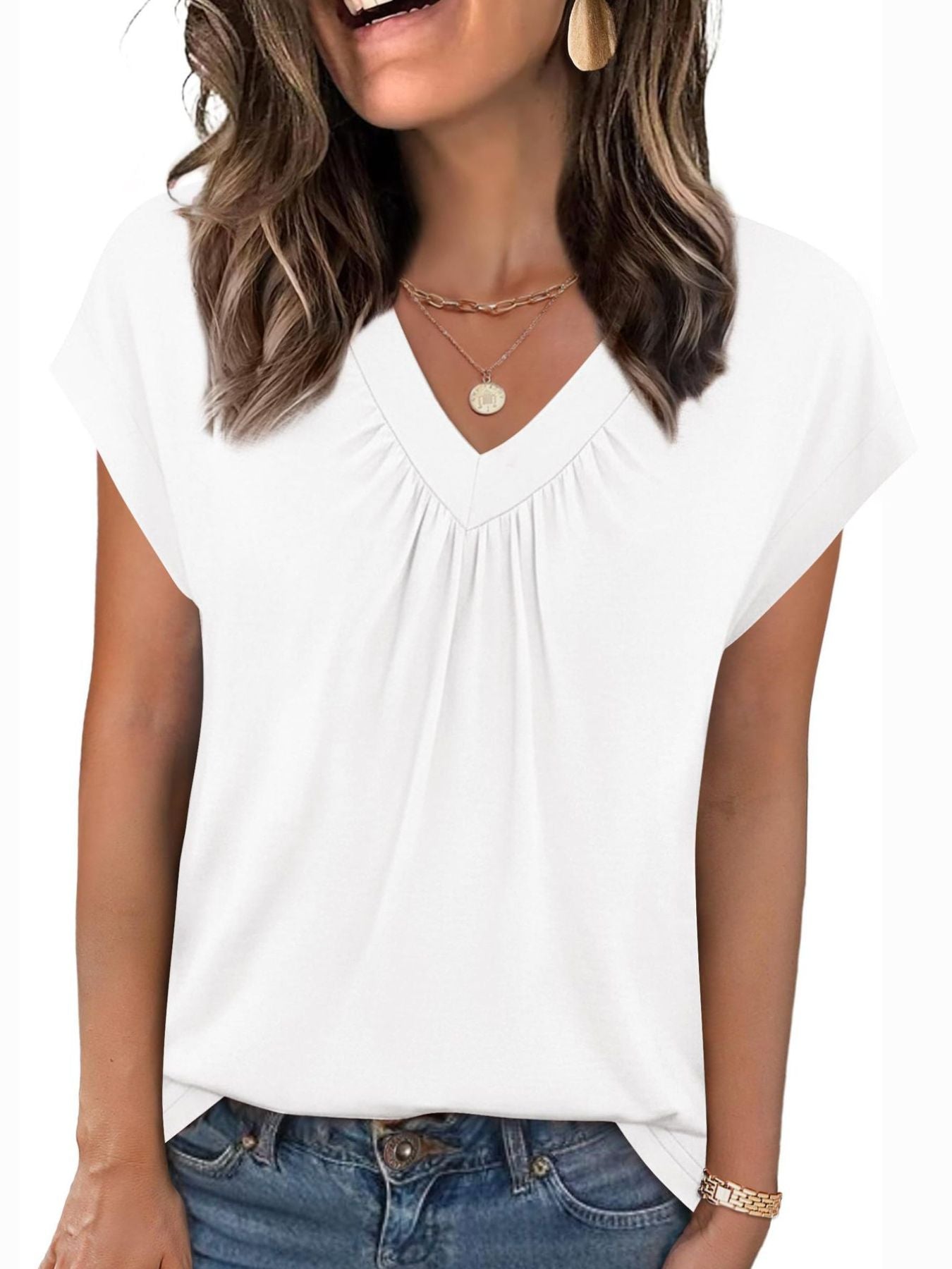 V-Neck Relaxed Fit T-Shirt