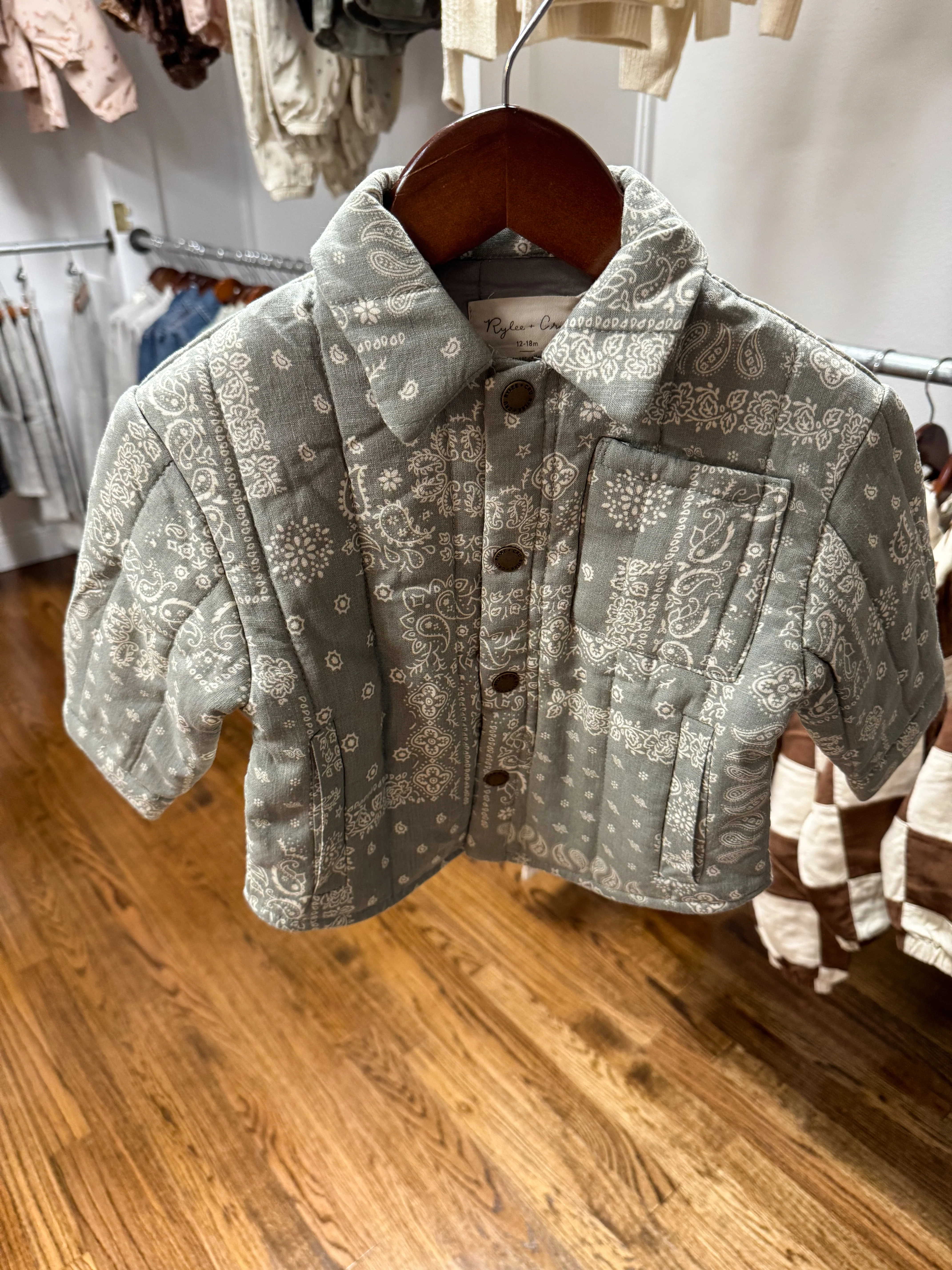 Nashville Quilted Jacket || Laurel Bandana