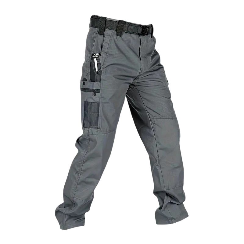 Men's Solid Color Tactical Work Pants,230g/m² new fabric，with Multiple Pockets and Zipper Closures, Durable Outdoor Training Pants, Available in Multiple Colors