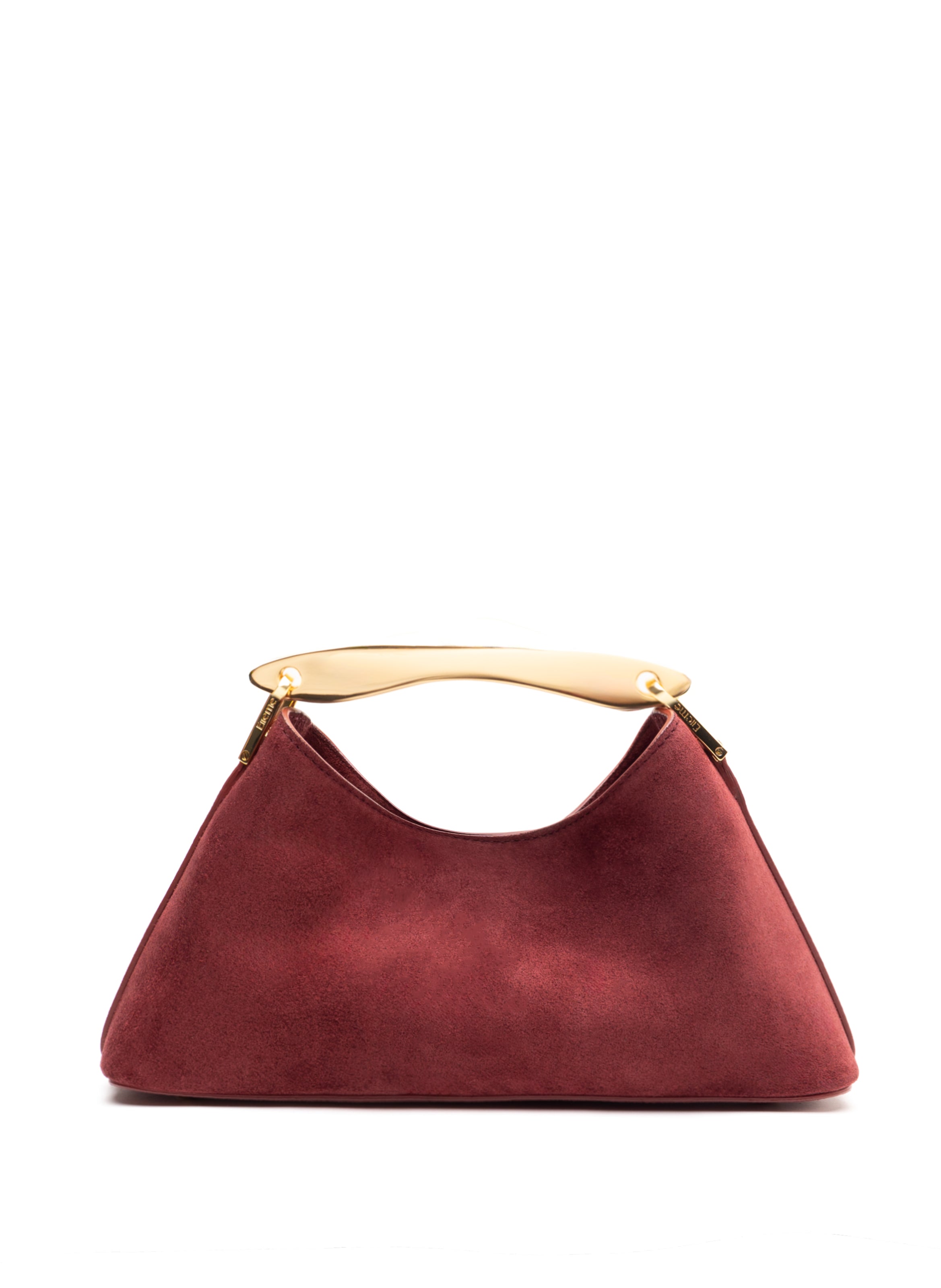 Mini Boomerang Suede Burgundy Clearance Sale 85%OFF