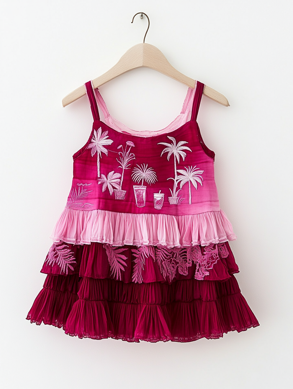 Knitted Summer Fashion Knitted Suspender Hollow Dress  7b7c