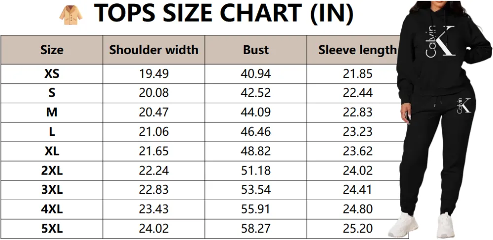 Women's Casual Hooded Sweatshirt Set