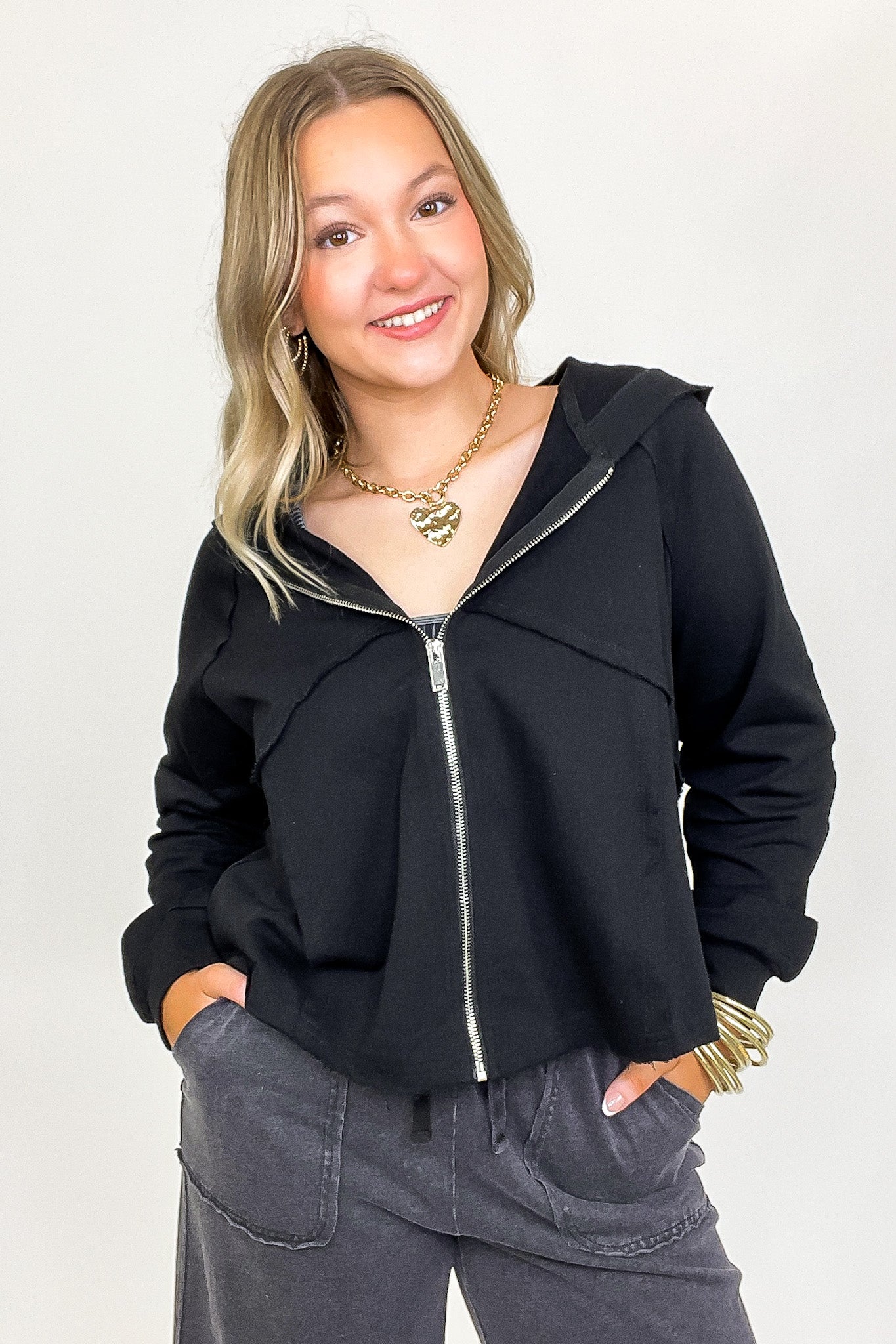 Structured Seam Hoodie